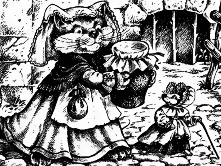 Сказка Кошка и мышка вдвоем Братья Гримм